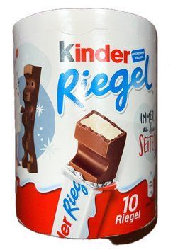 Шоколадные батончики Kinder Riegel (Киндер шоколад) набор 10 шт/210 г 0542 фото