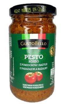 Соус песто з томатами Pesto Rosso GustoBello 190 г 0223 фото