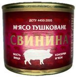 Тушонка зі свинини Tinfood ДСТУ (М'ясо тушковане Свинина) 525 г (TF5379951) 0088 фото