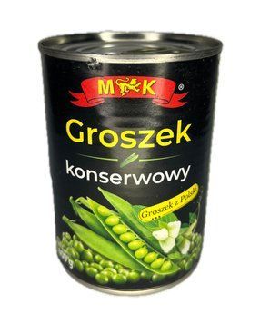 Горошок консервований зелений M&K 400 г (Польща) 0544 фото