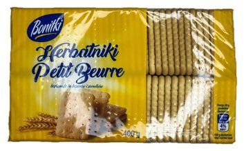 Печенье масляное Bonitki Herbatniki Petit Beurre 400 г 0367 фото