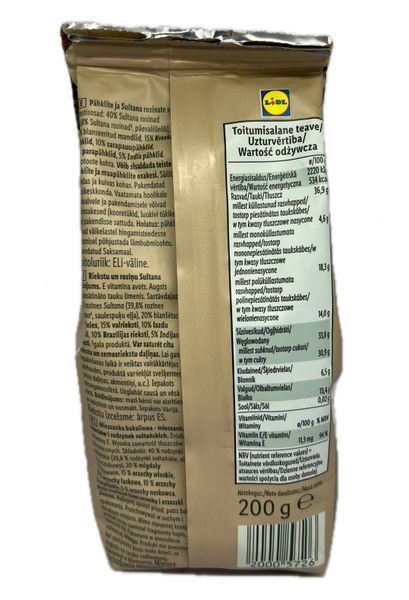 Мікс горіхів та сухофруктів Alesto Selection Classic Snack Mix 200 г (GALS8262434) 0744 фото